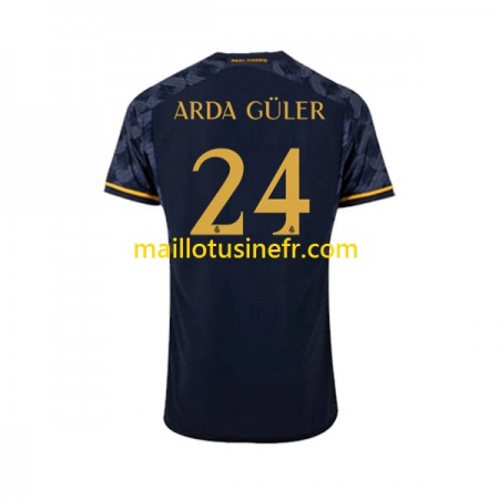 Maillot de Foot Real Madrid Arda Guler 24 Extérieur 2023-24